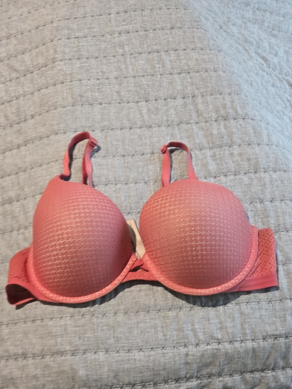 Victoria's Secret Coral Pink Lightly Padded T-Shirt Bra